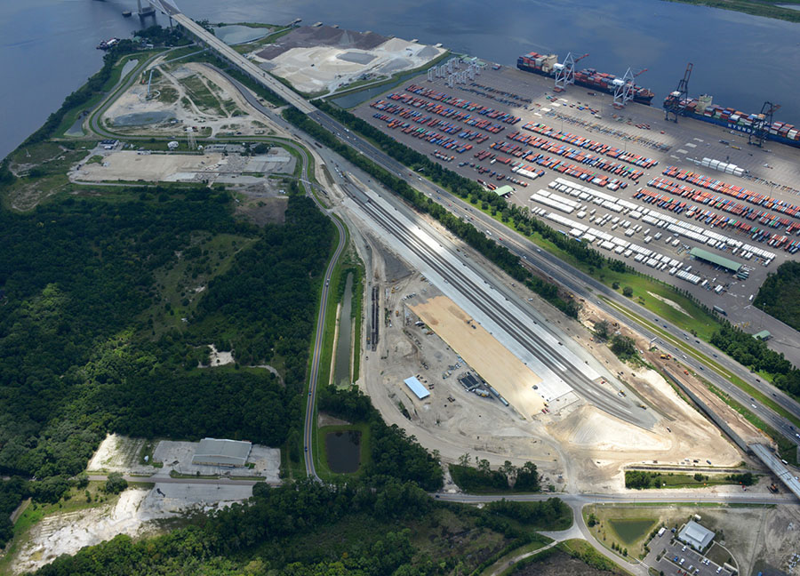 JAXPORT Dames Point Intermodal Container Transfer Facility Terminal Expansion